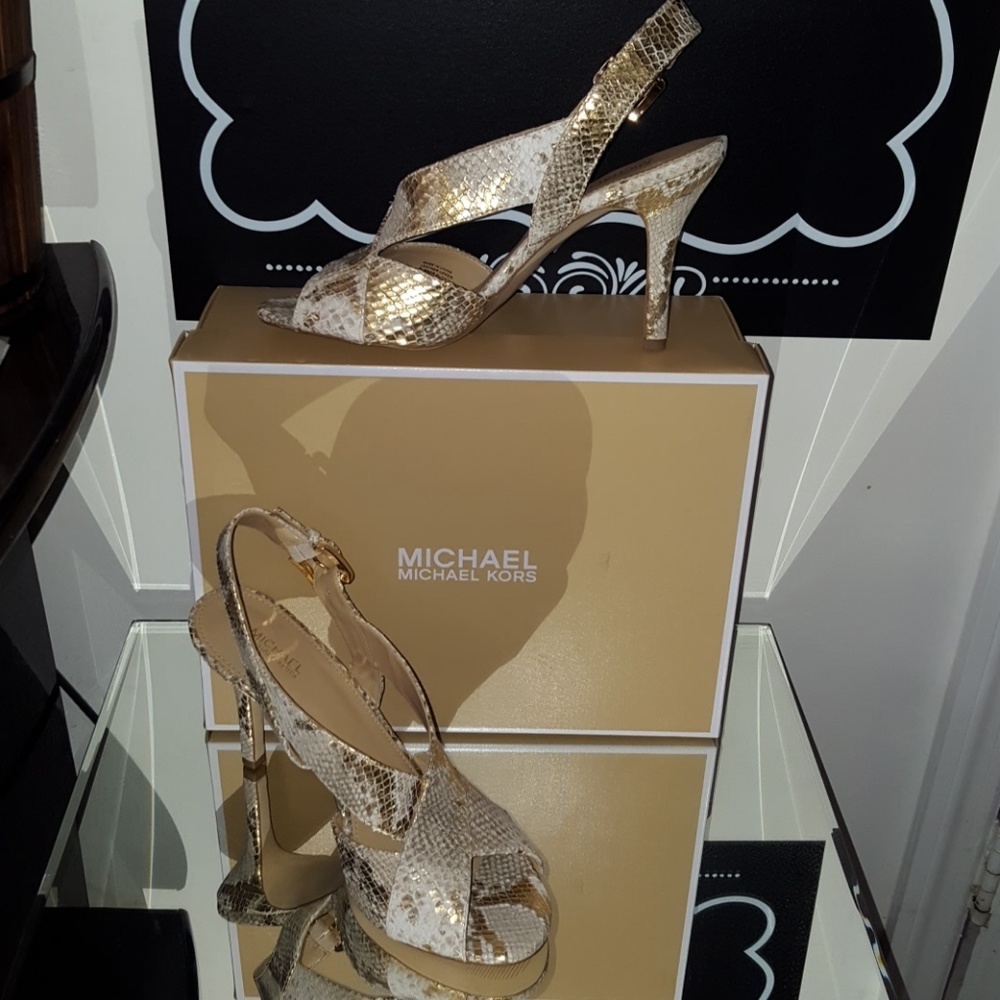 NEW MICHAEL MICHAEL KORS BECKY DRESS SANDALS